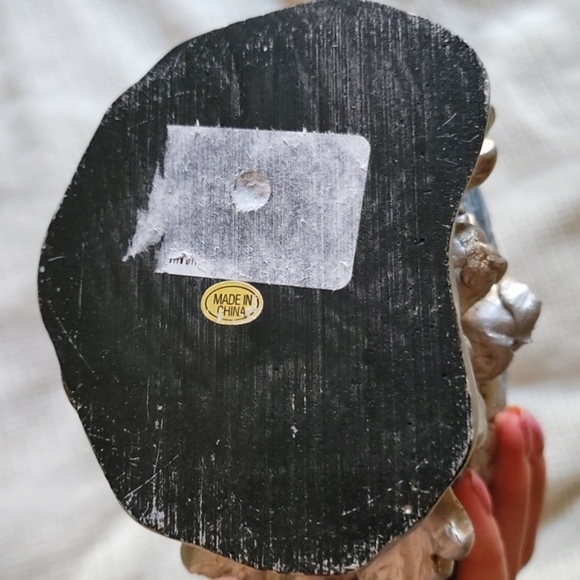 Mermaid Fairytale Feminine Magical Figurine Sculpture Statue in Silver n Blue - Picture 8 of 9